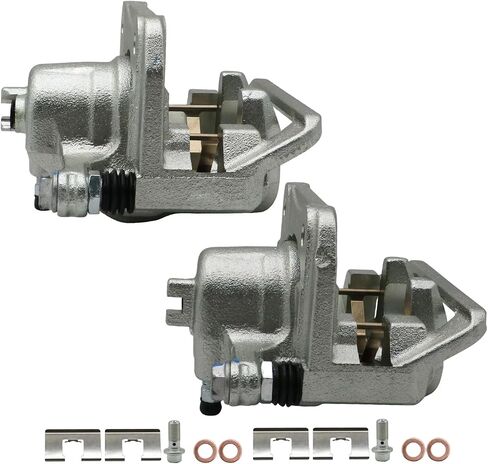 مجموعة فرجار قرص الفرامل مع دعامة لموديلات مختارة من Honda وAcura وIsuzu - CR-V 2002-2004، Odyssey 1995-1998، Legend 1991-1995، RL،Oasis، السائق الخلفي والراكب 19B1449، 19B1448 in Kuwait