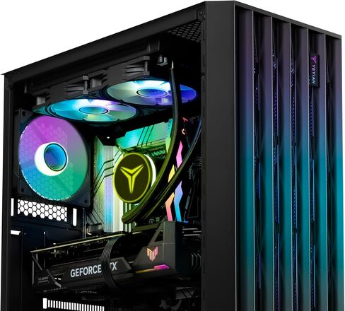 YEYIAN Phoenix PC Gaming AMD Ryzen 7 7800X3D, NVIDIA RTX 4070Ti Super,32GB DDR5 1TB SSD, Prebuilt Tower Computers, AI Powered Performance Gaming Computer Desktop in Saudi Arabia