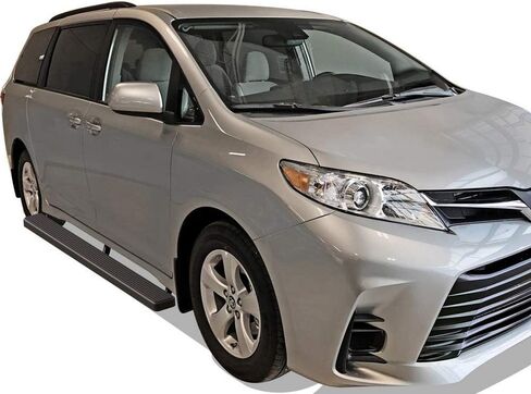 APS iBoard Third Generation 5-inch Black Aluminum Running Boards Side Step for Selected Toyota Sienna in Saudi Arabia