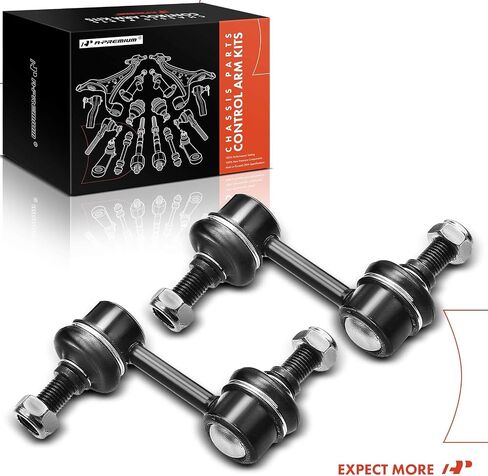 A-Premium 2 x Front Sway Bar Links Stabilizer Bar Links, Compatible with Nissan Pathfinder Armada 2004, Titan 2004-2015, Armada 2005-2019, Infiniti QX80 2014-2019, QX56 2004-2013 in Saudi Arabia