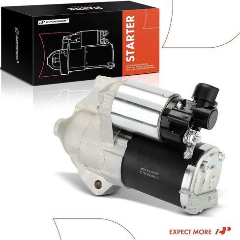 A-Premium Starter Motor Compatible with Honda Odyssey 2007 2008 2009 2010 3.5L, 12V 1.6KW 19-Teeth Counterclockwise, Replace# M000T15771ZC, 31200RGLA02 in Saudi Arabia