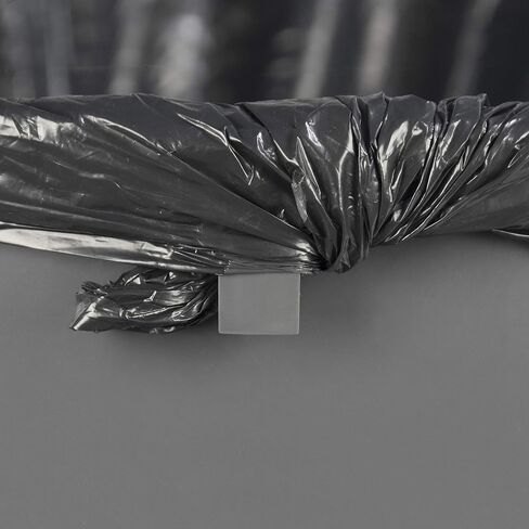 AmazonCommercial - سلة قمامة مستديرة شديدة التحمل، رمادية، 32 جالونًا (عبوة من قطعتين) in Kuwait