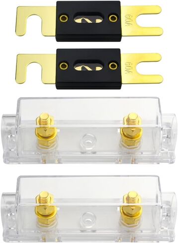 WMYCONGCONG 0/2/4 Gauge ANL Fuse Block Holder with 30 Amp ANL Fuses for Car Audio Amplifier (30A) in Saudi Arabia