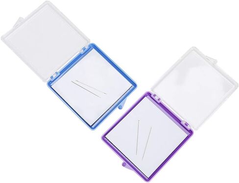 حالة حامل الدبوس المغناطيسي، حالة إبرة الخياطة دبوس حامل وسادة عبر غرزة التخزين منظم التطريز حارس، مفاهيم الخياطة واللوازم 2PCS الخياطة المغناطيسية دبوس وسادة التخزين حالة in Saudi Arabia