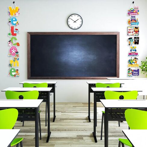 14 Pcs Owl Welcome Back to School Door Sign Owl Classroom Hanging Welcome Door Banner Bulletin Board Backdrop for School Office Owl Party Decor for Pre School Primary High School Classroom Decorations in Saudi Arabia