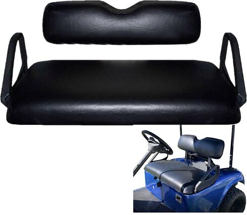 Golf Cart Front Seat Cover Set Staple On for E-Z-Go TXT Golf Cart, Microfiber Leather, Beige in Kuwait