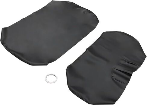Golf Cart Front Seat Cover Set Staple On for E-Z-Go TXT Golf Cart, Microfiber Leather, Beige in Kuwait
