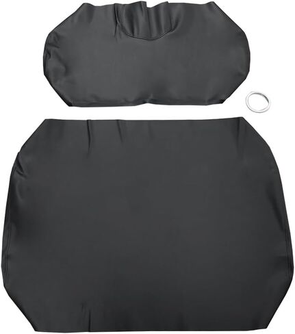 Golf Cart Front Seat Cover Set Staple On for E-Z-Go TXT Golf Cart, Microfiber Leather, Beige in Kuwait