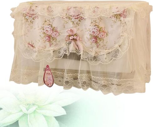 NOLITOY Home Decor Microwave Lace Cloth for Kitchen Cover Oven Decoration Decorative Colorful Flower Home Toaster Oven in Saudi Arabia