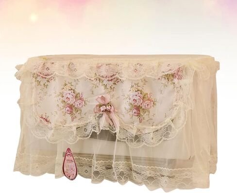 NOLITOY Home Decor Microwave Lace Cloth for Kitchen Cover Oven Decoration Decorative Colorful Flower Home Toaster Oven in Saudi Arabia