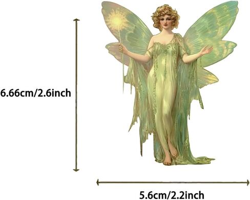 Classic Art Stickers, 50pcs Fairy Painting for Kids Teens, Waterproof Vinyl Decals for Laptop, Water Bottle, Scrapbooking in Kuwait