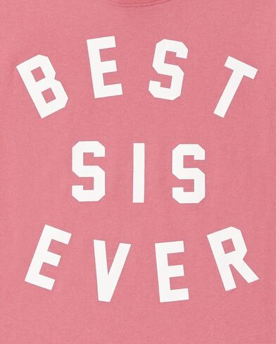 The Children's Place girls Big Sis Graphic Short Sleeve Tee in Saudi Arabia