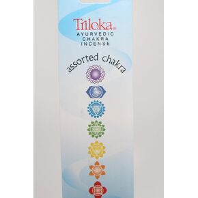 TRILOKA Incense Chakra Assortment, 14 CT
