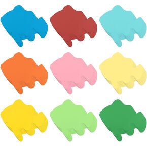 72pcs Bulletin Board Cut Outs, 6.02x5.12 Inch Colorful Fish Cutouts Ocean Fish Paper Cutting Bulletin Board Decorations for Classroom Bulletin Board Paper Craft for School Classroom