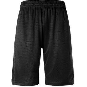 Mens Basic Mesh Shorts with Pockets Basketball Gym Workout Plain Uniform PE Shorts