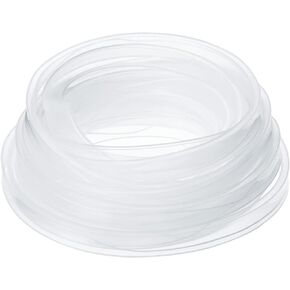 PATIKIL 16.4ft Silicone Tube Sleeve, Flat Flexible IP67 Waterproof Protection Cover Fit 5050/5630/5730 10mm Wide Non-Weatherproof LED Strip, Clear