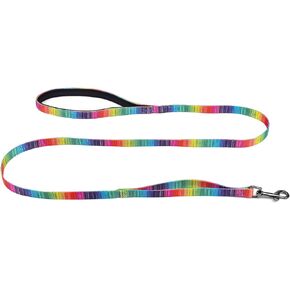 Dog Leash Printing Durable Dogs and Cats Leash with Two Control Handle for Small Dogs Medium Dogs and Large Dogs (M(Length 56"/Width 4/5", Color A)