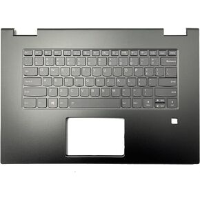 Replacement for Lenovo Yoga 730-15IKB 730-15IWL Laptop Upper Case Palmrest Backlit Keyboard Assembly Part 5CB0Q96479 AM27G00C00 AM27G000A10