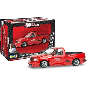 Level 4 Model Kit Brianâ€™s Ford F-150 SVT Lightning Pickup Truck Fast and Furious 1/25 Scale Model by Revell