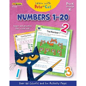 Learn with Pete The Cat®: Numbers 1–20 (EP62086)