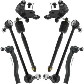 TRQ Front Steering & Suspension Kit Compatible with 2005-2012 Toyota Avalon