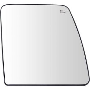 TRQ Exterior Mirror Glass w/Backing Plate RH Passenger Side for NV Van SL SV