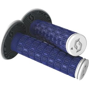 SCOTT 269305-1006 Mellow + Donut Motocross Grips, Blue/White