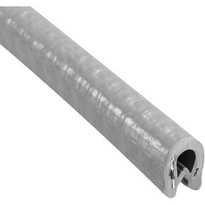 Rubber Edge Trim U Seal Fits 1/64'' - 1/16'' Edge 5Ft Length, U Channel Edge Trim Rubber Seal, U Shape Weather Stripping for Edge Protector