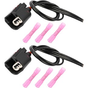Electrical Pigtail Connector 68064998AA Compatible with Dodge Challenger Durango Ram Jeep Compass Grand Cherokee 2009-2018, Replacement for 3 Wire Pigtail Connector, 645-943 (1 PC)