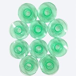 Cutex (TM) Brand 10 Plastic Bobbins #4125615-45 for Husqvarna Viking Sewing Machine
