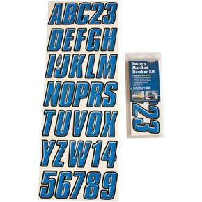 Hardline Products (BLBLK800 800 Series Factory Matched Registration Decal Kit