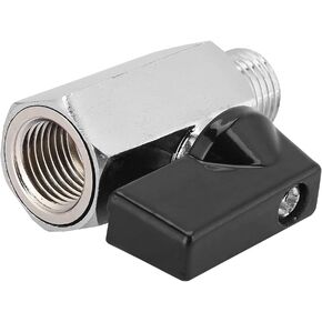 Yoidesu G1/4 Ball Valve,Water Cooling Ball Valve with Metal Handle,Mini Valve,for Computer Water Cooling System