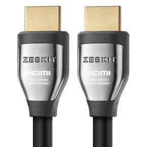 Zeskit Cinema Plus 4K 1.5ft (2-Pack) High Speed with Ethernet 22.28Gbps HDMI 2.0b Cable, Compatible with Dolby Vision 4K 60Hz HDR ARC 4:4:4 HDCP 2.2