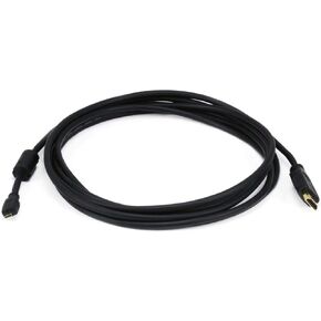 Monoprice 6ft 34AWG Standard Speed HDMI Cable With Ethernet w/ Ferrite Core - HDMI Micro Connector male to HDMI Connector male - B