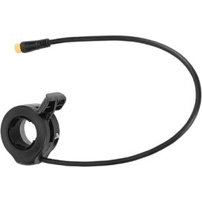 E-bike Thumb Throttle, Thumb Throttle Electric Bike, Finger Throttle Accelerator with Waterproof Connector for Electric Scooters E-Bike