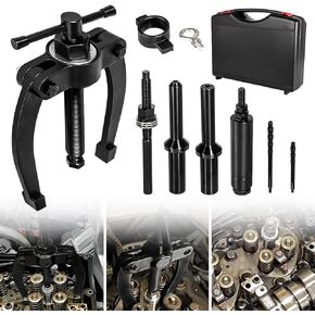 Compatible with Volvo Mack Truck Injector Nozzle/Cup/Sleeve/Tube Remover & Installer Tool Kit Work on D11 D12 D13 D16 FM12 MP7 MP8 MP10 Engine Replaces 9986174 88800387 88800196