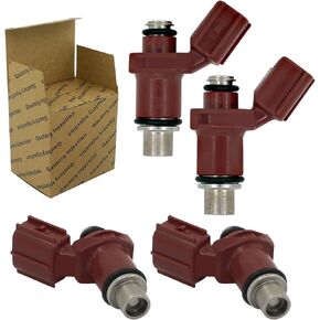Fuel Injectors Compatible with Yamaha 80 BEL 75HP 90 HP 4 Stroke Replaces 6D8-13761-00-00