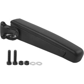 Acouto Left Armrest for Iveco Motorhome Car Seat Armrest Left Side Pivoting Adjustable 0‑120° Shock Absorption RV Arm Rest Replacement Black
