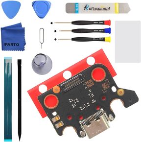 Charging Port Replacement for Samsung Galaxy Tab A7 10.4" (2020) T500 T505 T505N Charging Port Replacement Kit for Galaxy Tab A7 (Not for 8.7" Tab A7 Lite) USB Flex Dock Connector Replacement