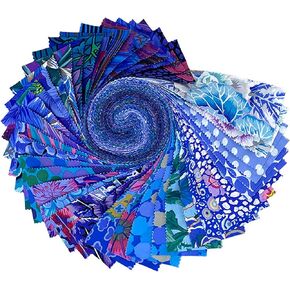 Kaffe Fassett Collective Classics Plus Lake Design Roll 40 2.5-inch Strips Jelly Roll FreeSpirit