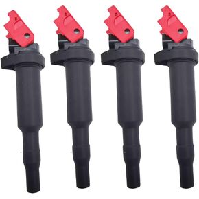 4PCS ARKAUTO HIGH PERFORMANCE IGNITION COIL ARK-IG592-R 12137594937 UF592 FOR MINI R55 R57 R56 R60 R58 R61 R59 1.6 N12 N16 BMW 1 2 3 4 5 SERIES X1 X3 X4 X5 X6 Z4 2.0 2.0T N43 N46 N20 E&F CHASSIS