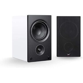 مكبرات صوت PSB AM5 تعمل بالطاقة على رف الكتب مع بلوتوث وPhono Preamp - أسود