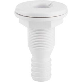 Thru Hull Bilge Fitting, 1in Nylon Plastic Marine Thru Hull Bilge Pump Hose Aerator Fitting for Boat Yacht Sail RV Camper Van in Kuwait