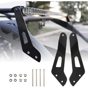 PSLER 50'' LED Light Bar Mounting Brackets for Maverick X3 & X3 Max DS RS MR Turbo R 2017 2018 2019 2020 2021 2022 2023 Upper Roof Windshield Mounting Brackets