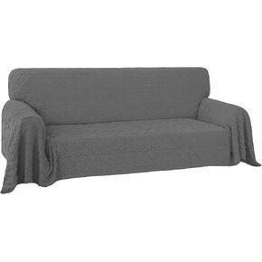 Easy-Going 80X133 inches Halloween Sofa Cover, Jacquard Velvet Oversized Couch Slipcover for 3 Cushion Couch, L Shape Sectional Covers for Dogs, Washable Sofa Blanket, Furniture Protector in Saudi Arabia