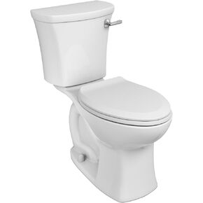 American Standard 204AA200.020 Edgemere Two-Piece Toilet, Elongated Front, Dual Flush, White, 1.1-1.6 gpf