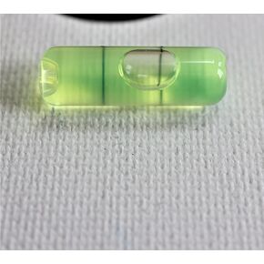 Replacement Level Glass Vial, Spirit Bubble Level, no nib, Accurate, Green, 25mm x 8mm, 63/64 x 5/16