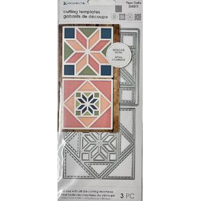 Momenta Quilt Squares Dies - 3 pc