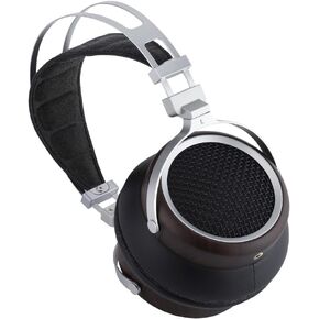 SIVGA Luan Hi-Fi Over-Ear Dynamic Driver Open-Back Wood Wired Headphone with Detachable Cable, Professional Grade Earphone for Audiophiles, for Home, for Studio(Black)