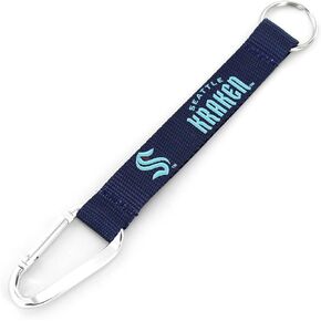 Aminco NHL Seattle Kraken Carabiner Lanyard Keychain